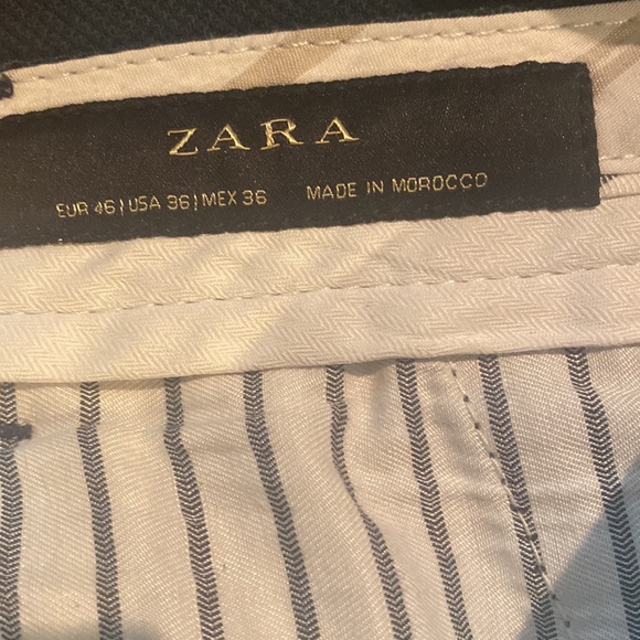 Zara navy blue chino pants. Size 36 - Picture 2 of 2